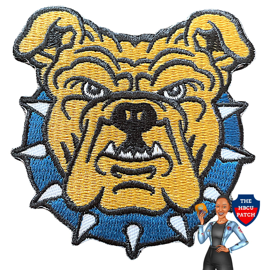 Mini NC A&T Aggie Bulldog HBCU Patch