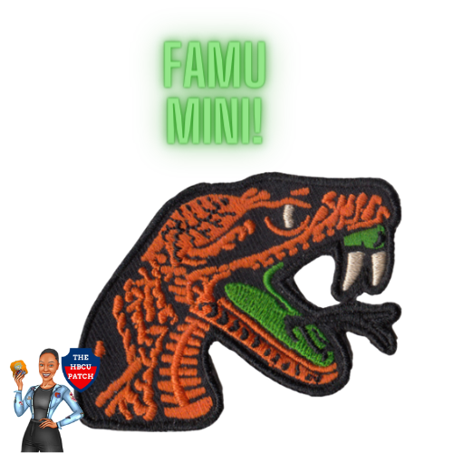Mini FAMU Rattler HBCU Patch