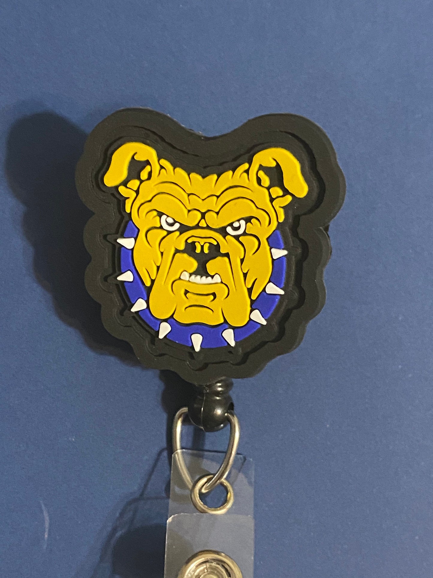 NC A&T Bulldog Badge Reel